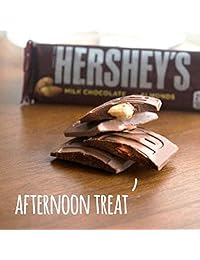 Hershey's barras de chocolate con leche, con almendras