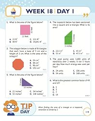 6th Grade Common Core Math: Daily Practice Workbook
