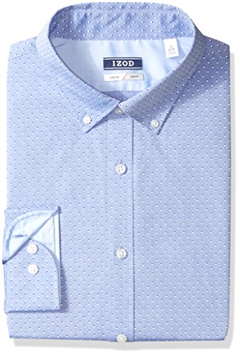 Izod Mens Slim Fit Print Buttondown Collar Dress Shirt | Desertcart Barbados