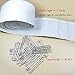 Ailejia Curtain Pleater Tape Hooks Stainless Steel 4 Prong Drapery 45-pcs Pinch Pleat Curtain Drapery Hooks