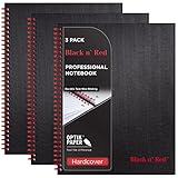 Black n' Red Notebook, Hardcover, Premium Optik