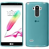 Silicone Case for LG G4 Stylus - transparent turquoise - Cover PhoneNatic + protective foils
