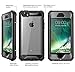 i-Blason Ares Designed for iPhone SE Case, iPhone 5s/5 case, Full-Body Rugged Clear Bumper Case with Built-in Screen Protector for Apple iPhone SE 2016 Release (Compatible with iPhone 5s/5) (Black)