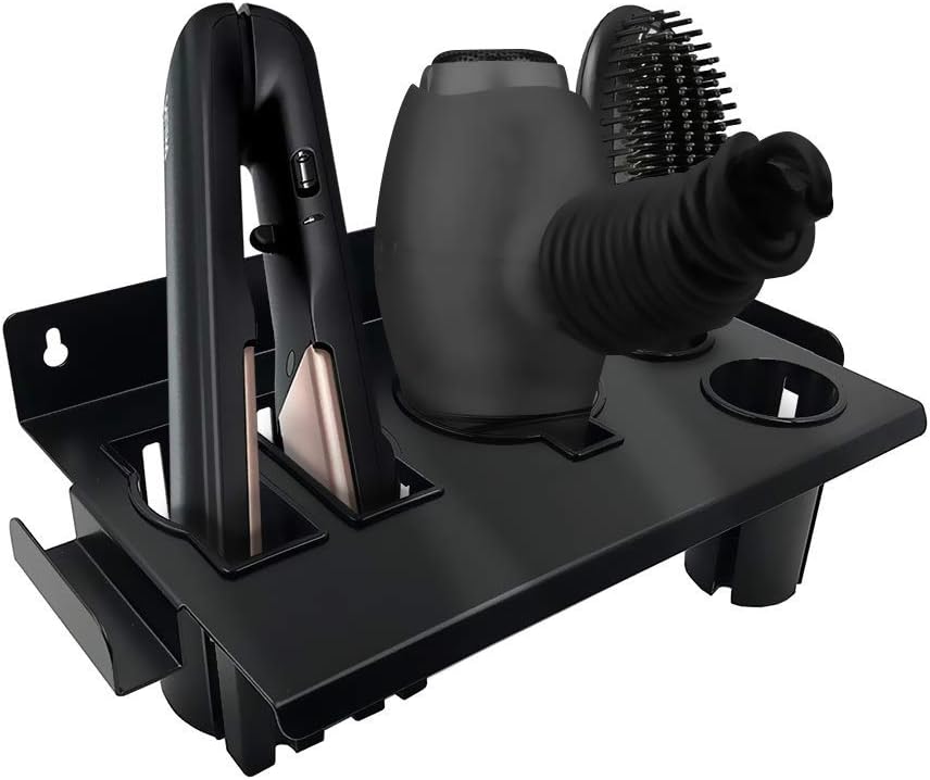 OCTOPODIS - Wall Mount Hair Care & Styling Tool Organizer, Stand Storage Holder for Hair Dryer, Blow Dryer, Hair Straightener, Flat Iron & Curling Iron: Home & Kitchen