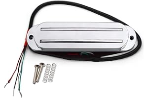 UEYGHEP Chrome Humbuckers Single Coil Pickups Humbuckers for Single Size Pickups Electric Guitar