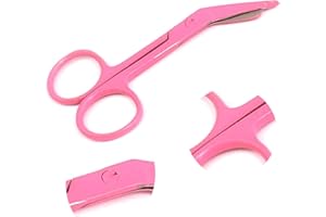 DDP Lister Bandage Scissors 3.5" Full Pink Color Stainless Steel