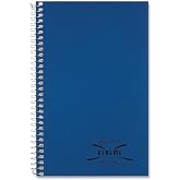 Rediform National Kolor Kraft Cover Notebook, College Ruled, Blue, 1 Subject, 7.75" x 5", 80 Sheets (33502)