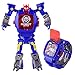 Robots Watch Toys for Kids,Digital Watch 2 in 1Deformation Robot Toys for Boys and Girls,Robot Watch for School GIF (Blue)