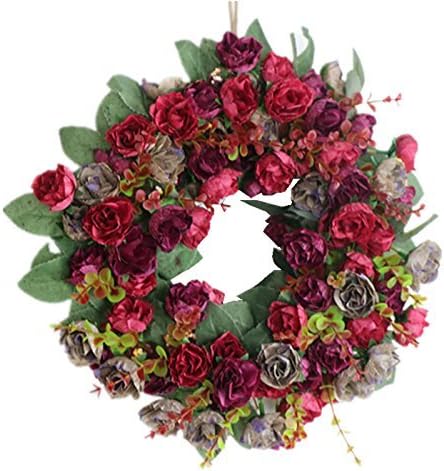 SIncek Rose Wreath Home Wall Decor Wedding Decorations