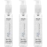 GIOVANNI Eco Chic Frizz Be Gone, Anti Frizz Hair Serum, 2.75 oz (Pack of 3) | Super Smoothing Hair Serum, Adds Shine, Seals in Color, Wash &amp; Go, Infused with Conditioners, No Parabens