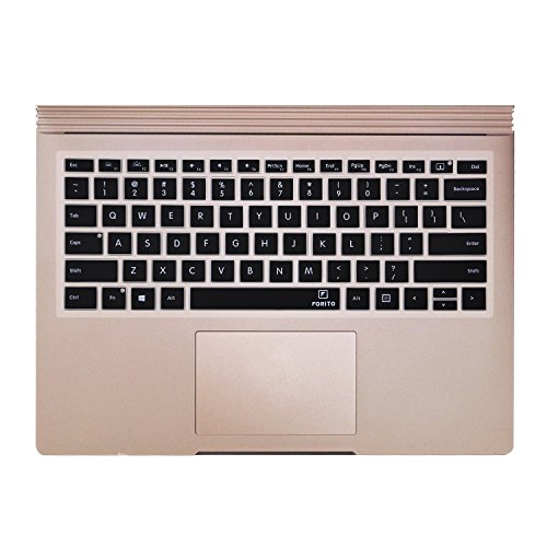 Surface Book Keyboard Skin, FORITO Keyboard Cover for 13.5 Inch Microsoft Surface Book (Black