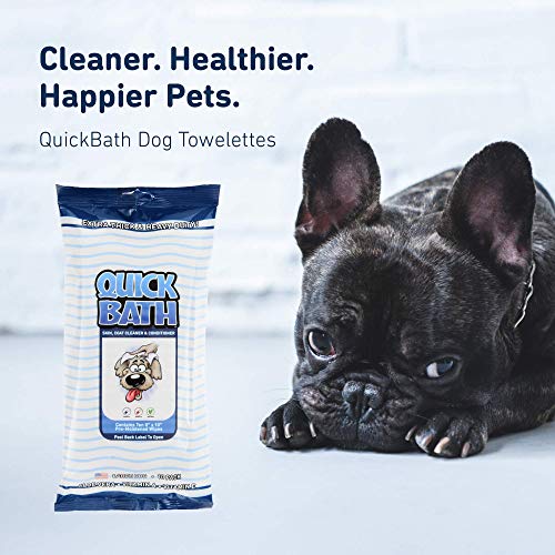 International Veterinary Sciences IVS Quick Bath Pet Towelettes, Removes Odor, Extra Thick and Heavy Duty, Made in The… - Image 7