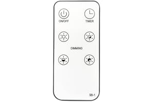 TYBEEU Christmas Trees Accessory, 4 Brightness Dimming and Timer Function, UL Listed, General Remote Control Suitable for 24V/6W, 24V/3.6W,4.5V/4.5W Christmas Trees