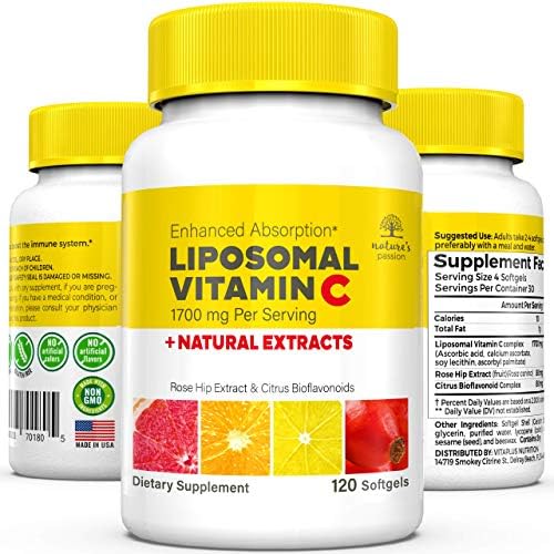 Nature's Passion Liposomal Vitamin C 1700mg Liposomal VIT C Immune