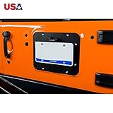 Jeep Wrangler | Tailgate Durable Rubber Plugs Set | Tramp Stamp Tire Carrier Removed | Black Snug Rubber UFO's | Pack of 3