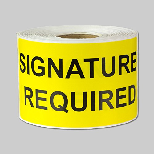 Best signature required stickers for 2019 Aalsum Reviews