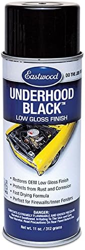Amazon Com Eastwood Acrylic Underhood Black Semi Gloss Lacquer Paint Recover Aerosol 11 Oz Automotive