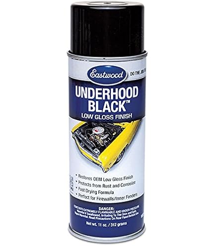Amazon.com: Eastwood Underhood Black Matte Acrylic Lacquer Aerosol