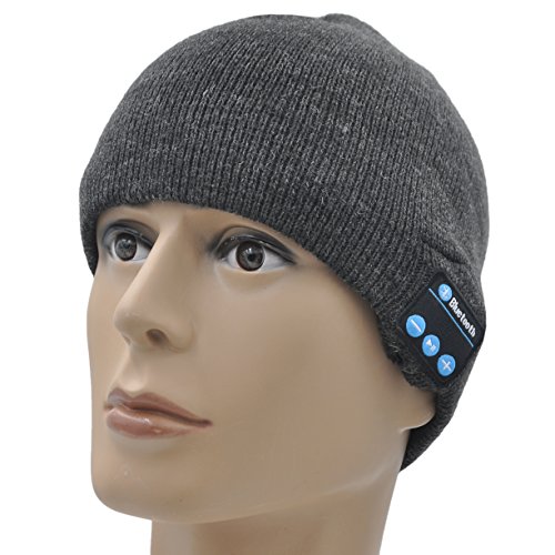 XIKEZAN Knit Bluetooth Beanie Winter Hat Wireless Musical Headphones