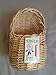 Handmade Rattan Nature's Nest Finch Birds 3x5 Inch