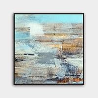Framed Canvas Wall Art Abstract Canvas Prints Home Artwork Decoration for Living Room,Bedroom - 16x16 inches