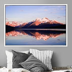 signwin Framed Canvas Wall Art Calming Waters Aerial...