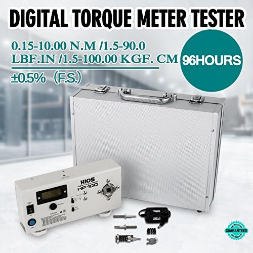 HP-100 Digital torque meter screw driver wrench measure tester 96 Contious Hours