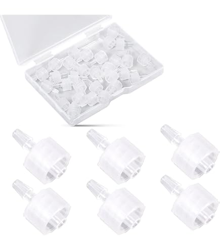 Produktbild von BleedZone Luer-Lock-Schlauchverbinder Weiblich, 1/16" (1,6 Mm) PP – 25 Stück, Für Labor, Aquarium & Spritzen, Auslaufsicherer Adapter