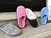 FITSY Women House Slippers LuckyMe Microterry Anti Slip TPR Sole Indoor Outdoor, L, Beige