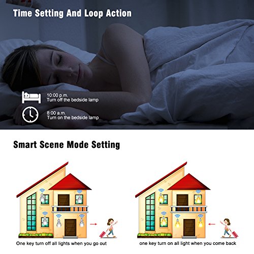 eMylo Smart WiFi Light Switch Wireless Relay Switch Module Remote Control Home Automation Timers Compatible with Alexa Echo Google Home Iphone Android App 2 packs - Thumbnail 6