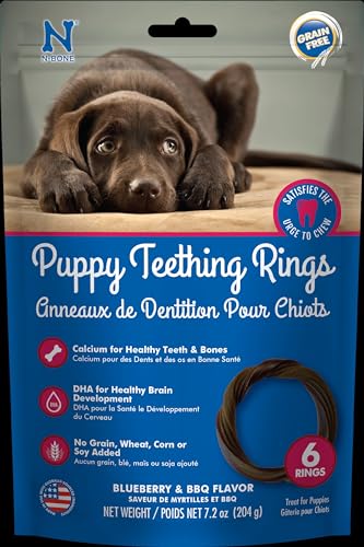N-bone Grain-free Puppy Teething Treats Blueberry &