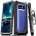 E LV Holster for Samsung Galaxy Note 8 Case, Belt Clip Rugged Case with Kickstand for Samsung Galaxy Note 8 (Dark Blue/Black)