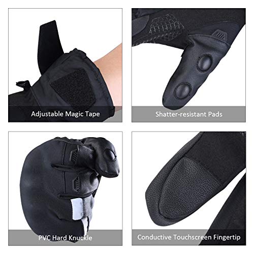 Winter Motorcycle Gloves Waterproof Touch Screen ATV UTV Scooter Riding XXL
