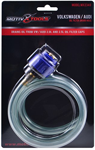 Motivx Tools VW & Audi Oil Filter Drain Tool for Canister Style Oil Filter Housings - Thumbnail 3