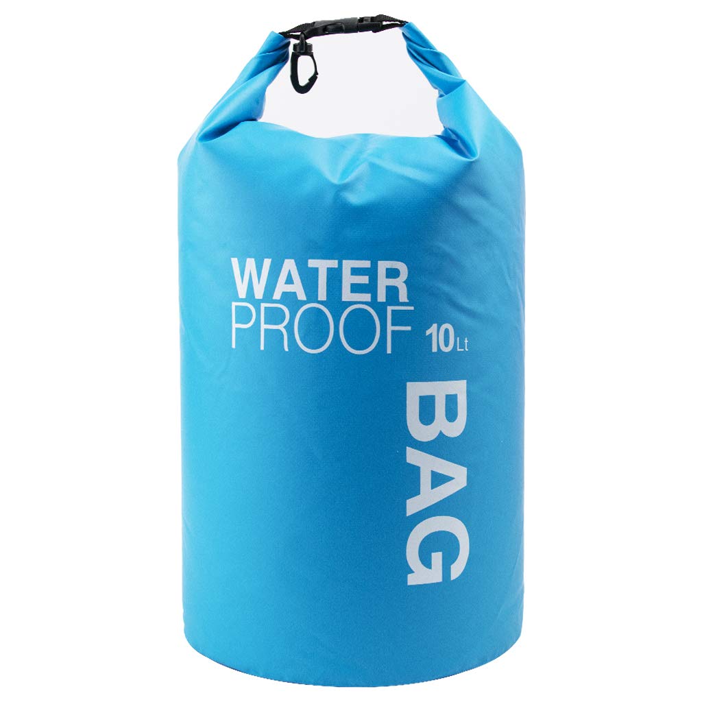 Uncle Paul Boat Dry Bags - Blue 10L Waterproof Bag for Drifting Boating Kayaking Fishing Rafting Swimming Camping Canoeing Surfing 10 litres — image 1