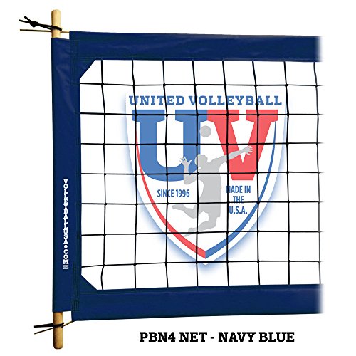 United Volleyball Supply Professional Pro Beach Power Net (Navy Blue)