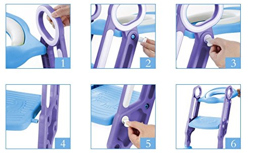 image for mailin Adjustable Potty Training Seat,Toilet Training Seat with Non-Sl