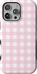 Casely iPhone 16 Pro Max Case | Pink Plaid | Sunday