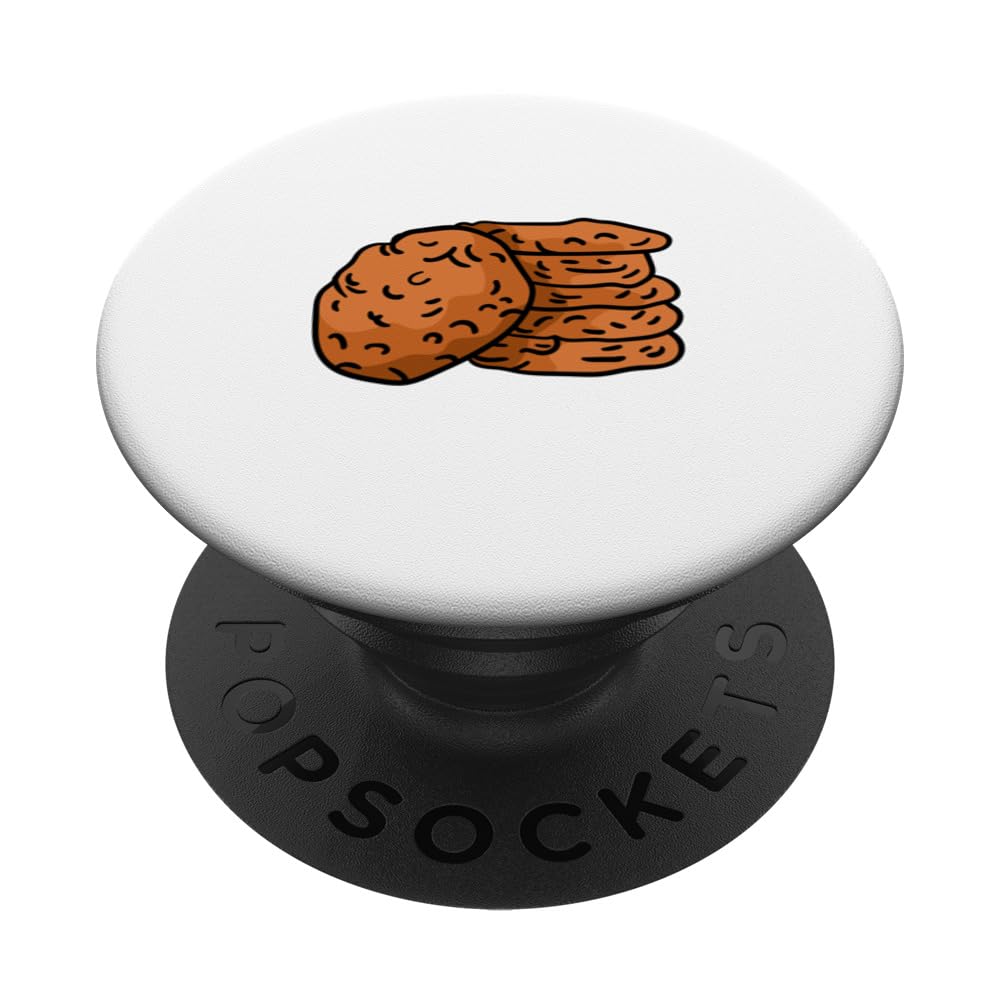 Chocolate Chip Cookies Cake Comic Art for Men Women Children PopSockets Swappable PopGrip