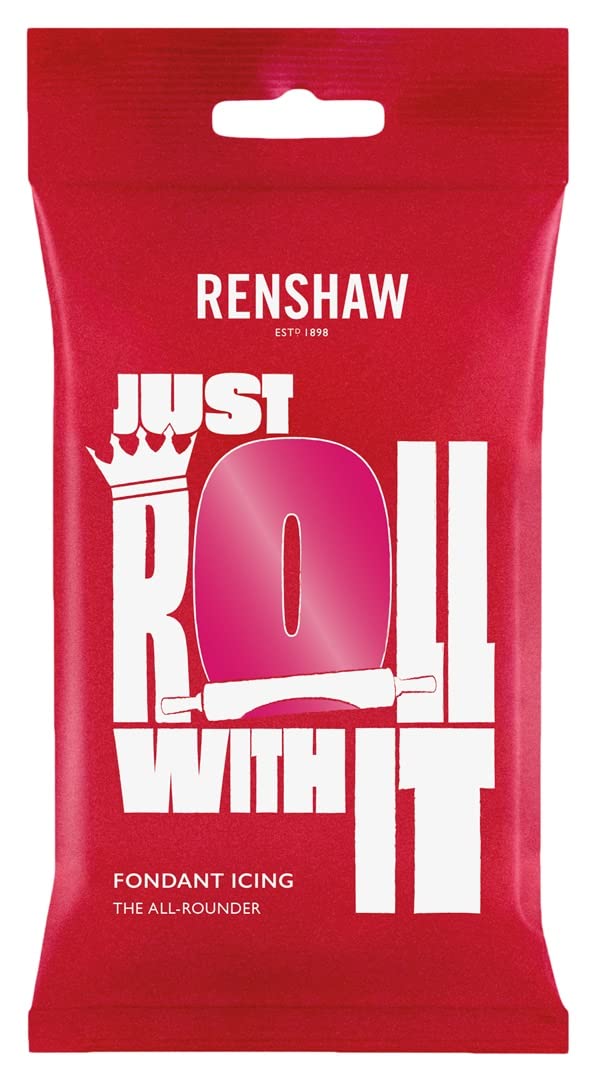 Renshaw Ready to Roll Icing 250g - Fuchsia Pink