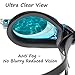 JNW Direct Premium Comfort Swim Goggles for Men, Women & Kids, Best Anti Fog + UV Protection, Waterproof and No Leak Adult Swimming Goggle Set, Includes BONUS Case and 3 Adjustable Nose Bridges