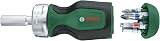 Bosch Stubby Ratchet Screwdriver with 6 Bits 50 Nm Magnetic Bit Holder view 1