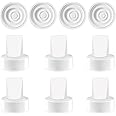 10pcs Pump Parts Set,6pcs Duckbill Valves and 4pcs Silicone Membrane Replacement Parts Compatible with Spectra S1 S2 9 Plus Breast Pumps