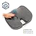 Tailbone Lumbar Support Memory Foam Seat Cushion, for Office Chair, Car and Home, ErgoMax Non Slip Unrivaled Sciatica Pain Relief, Orthopedic Ergonomically Contoured Coccyx Lower Back Support Pillow