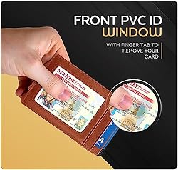 Money Clip Leather Wallet For Men Slim Front Pocket