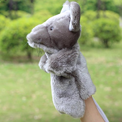 image for SUNONE11 Cartoon Animal Glove Soft Cute Mouse Hand Finger Puppets Plus