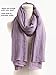 Cotton Scarf Shawl Soft Lightweight Scarves And Wraps For Men And Women. Unisex. (Purple)