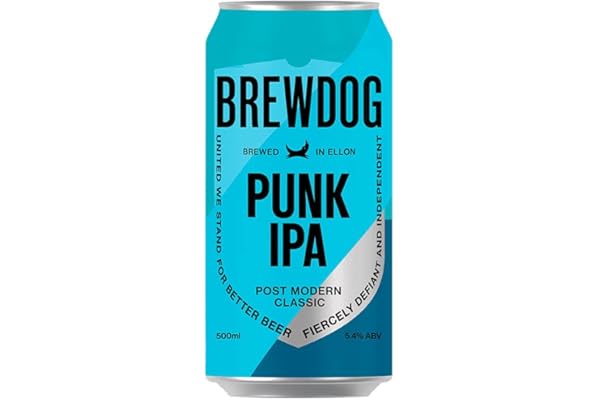 CERVEJA BREWDOG PUNK IPA 5,4% LATA 500ML - BREWDOG 500