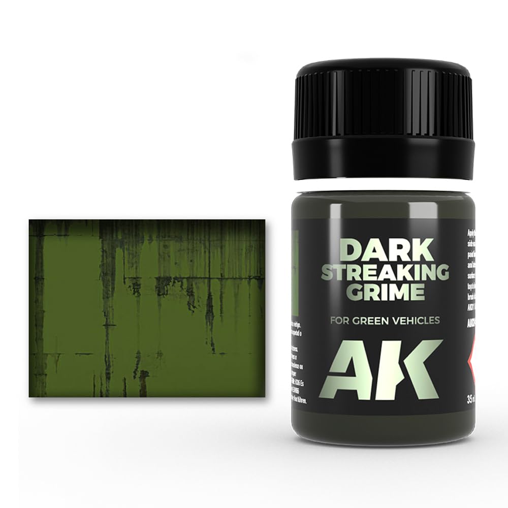 AK Interactive AK00024 Dark Streaking Grime 35ml,Green