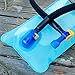 Aquatic Way Hydration Bladder Water Reservoir for Bicycling Hiking Camping Backpack. BPA Free. Easy Clean Large Opening, Quick Release Insulated Tube with Shutoff Valve (Blue-A Clean Kit)